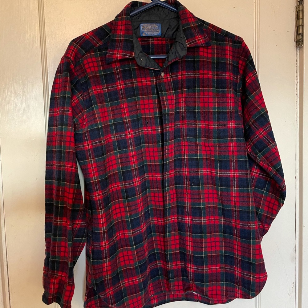 Wool Pendleton button up